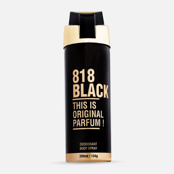 818 Black Deodorant Body spray for Men 200ml