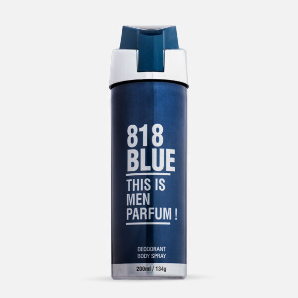 818 Blue Deodorant Body spray for Men and Women 200ml