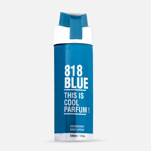 818 Cool Blue Deodorant Body spray for Men and Women 200ml