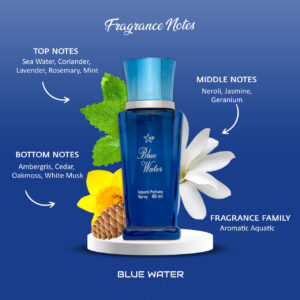 Fragrance Notes Blue Water Luxury Perfume for Men Women