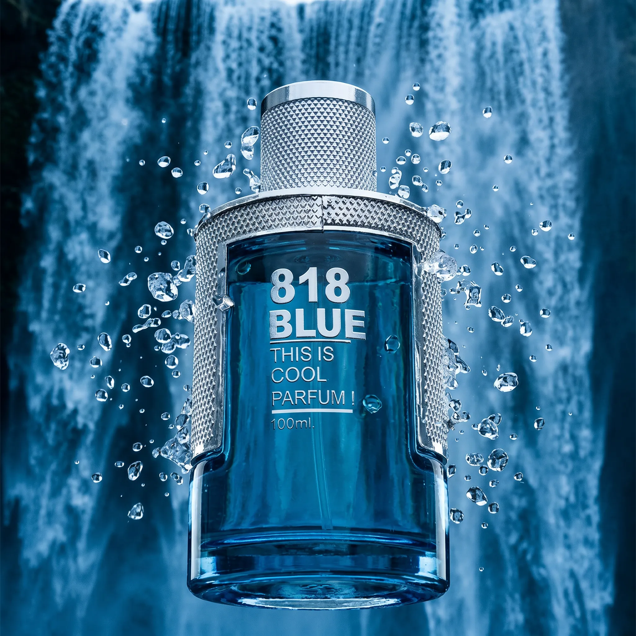 818 Cool Blue Perfume for Men and Women 100ml - Image 4