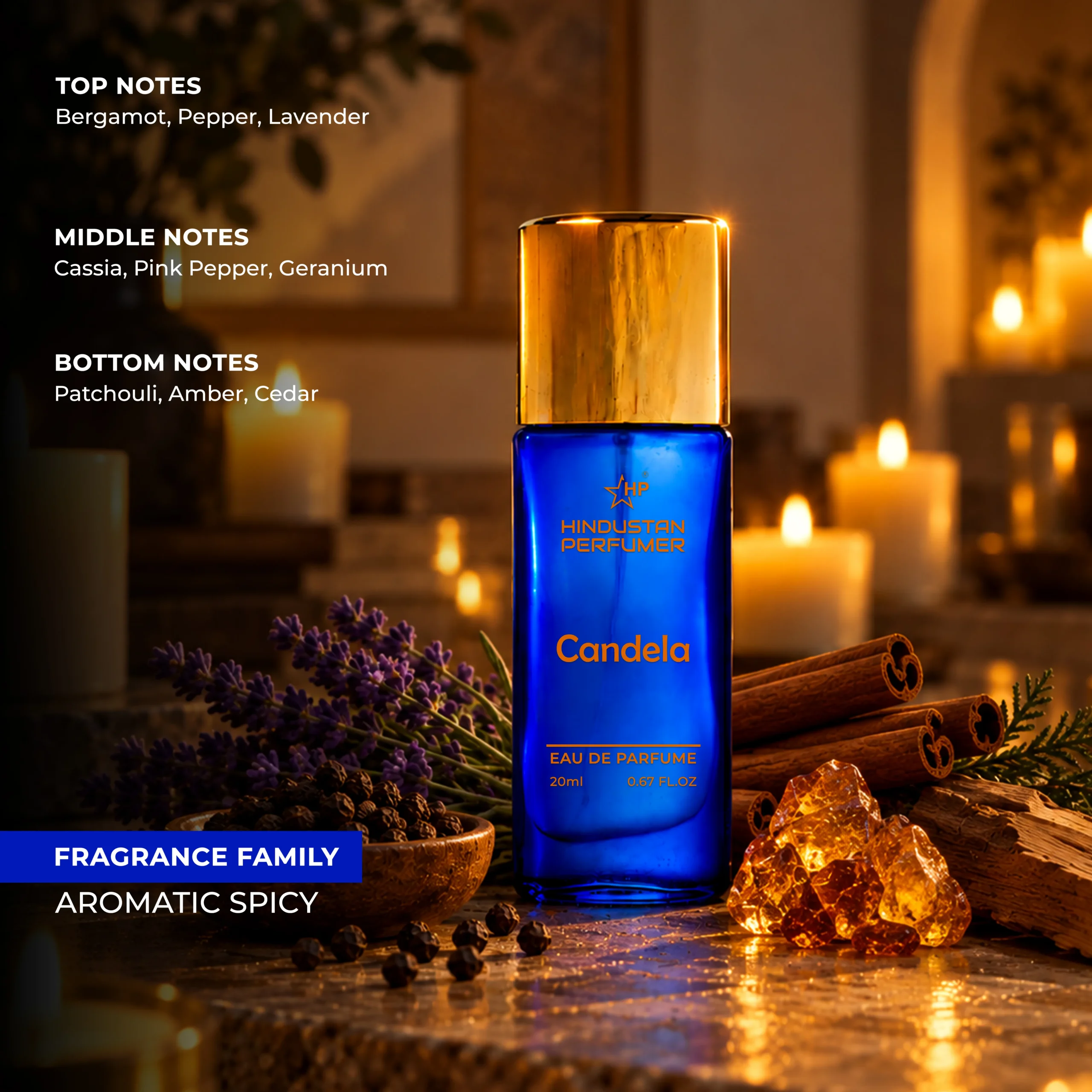 Candela Perfume for Men & Women 20ml - Image 4