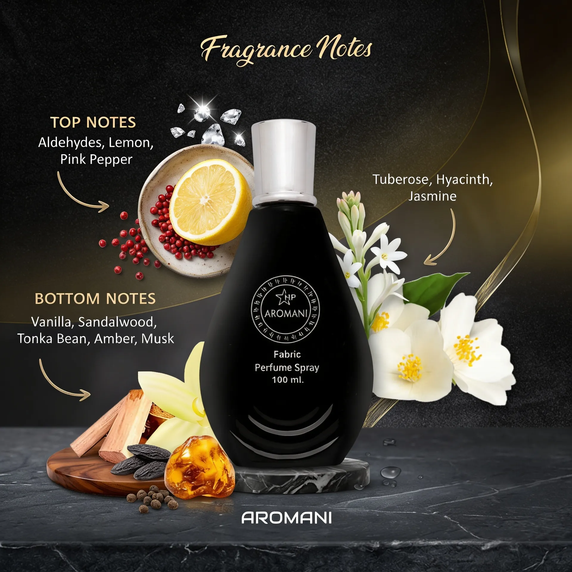 Aromani Perfume for Men and Women 100ml - Image 5