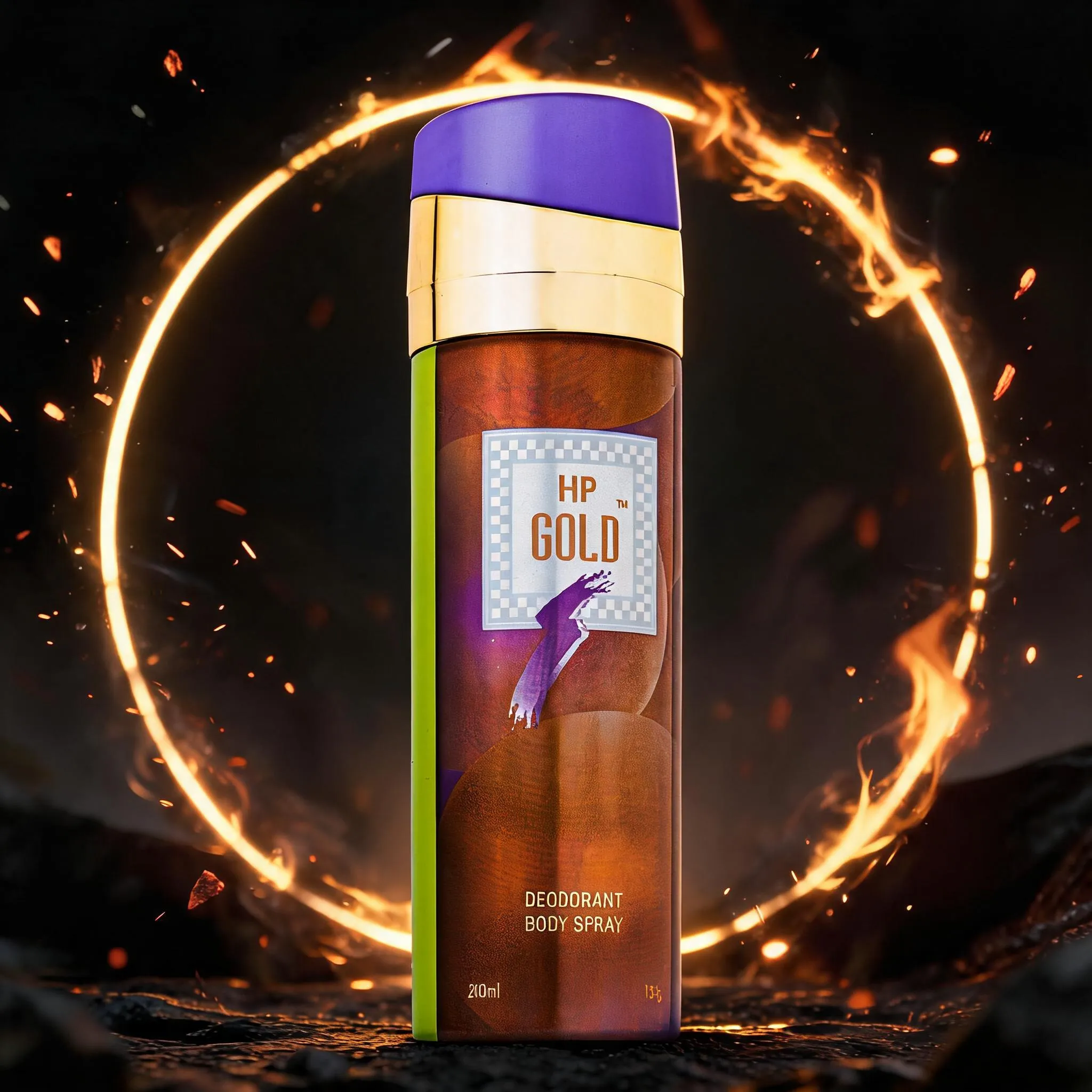 Gold Deodorant Body spray for Men and Women 200ml - Image 3