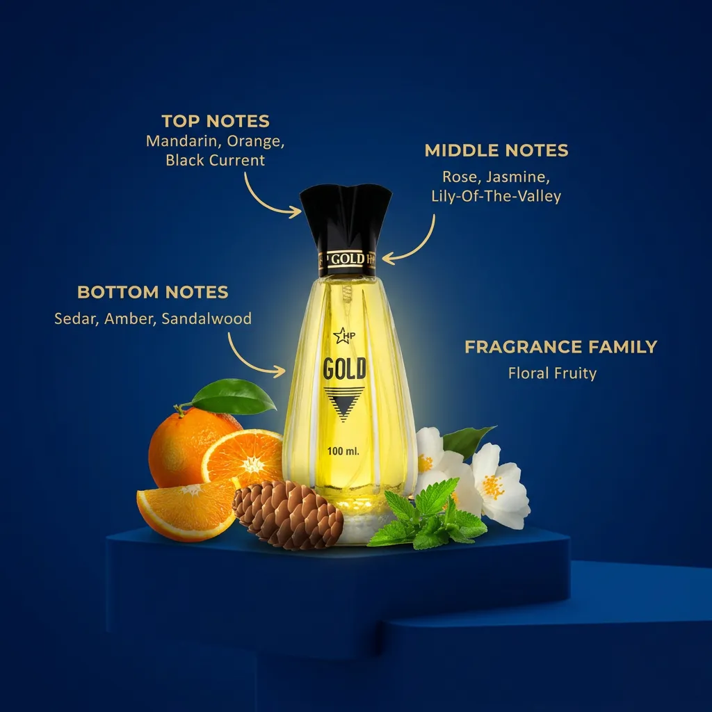Gold Perfume for Men and Women 100ml - Image 5