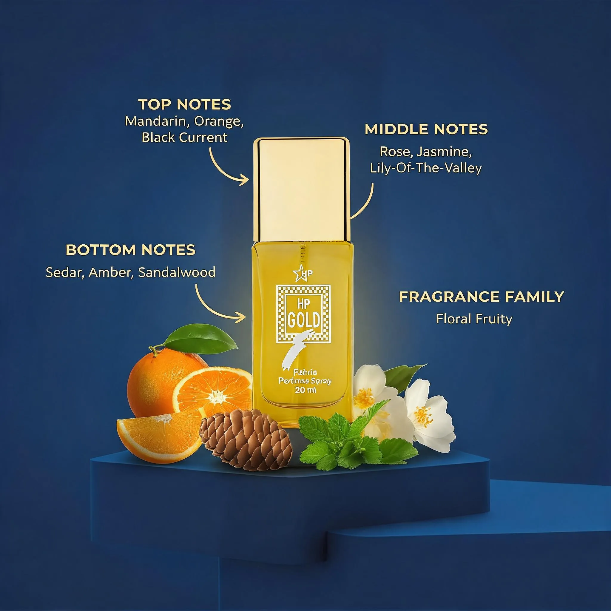 Gold Perfume for Men and Women 20ml - Image 4