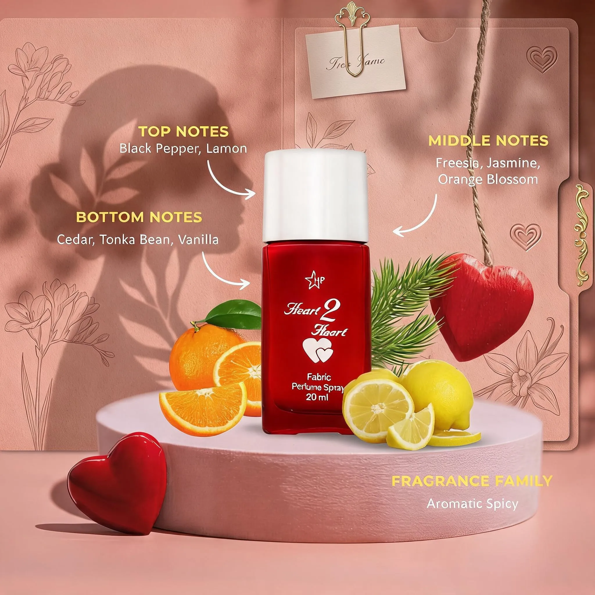 Heart 2 Heart Perfume for Women 20ml - Image 4