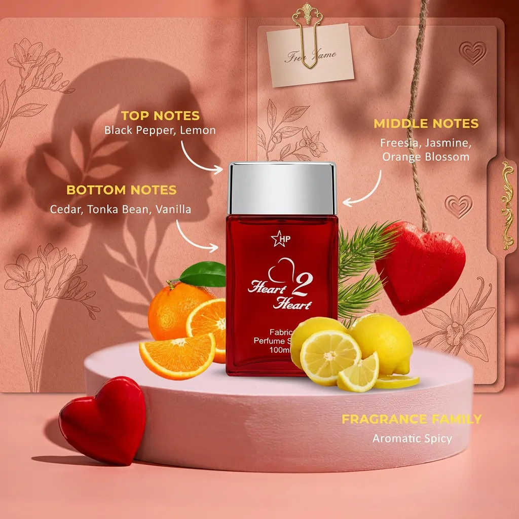Heart 2 Heart Perfume for Men and Women 100ml - Image 5