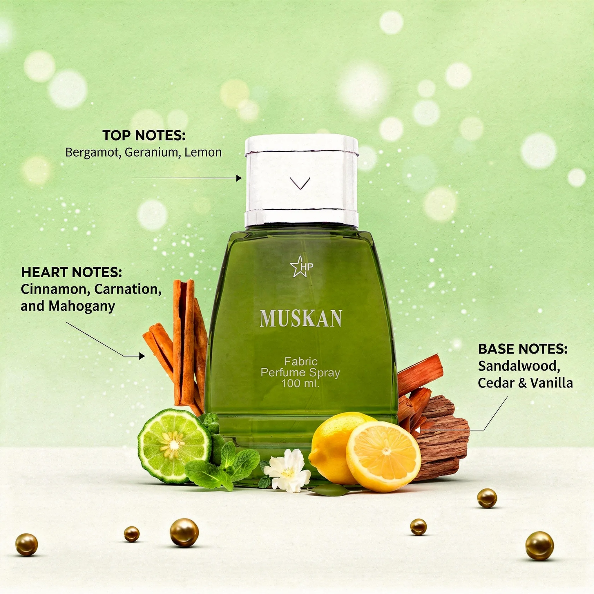 Muskan Perfume for Men and Women 100ml - Image 5